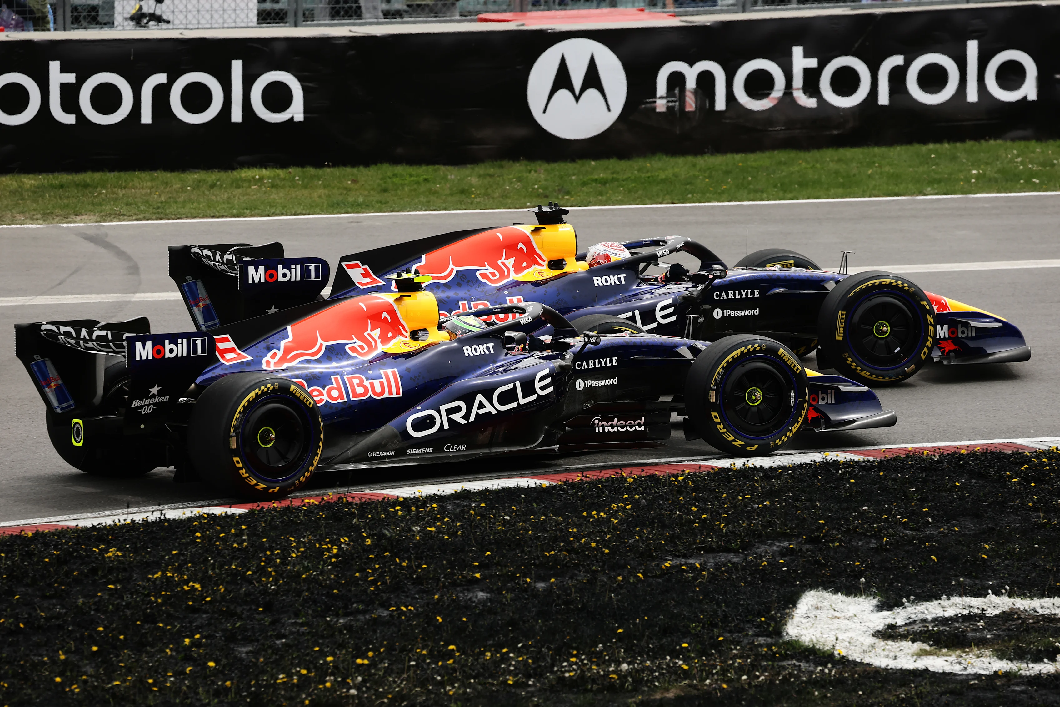 MONTREAL, QUEBEC - MAY 23: Max Verstappen of the Netherlands driving the (3) Oracle Red Bull Racing