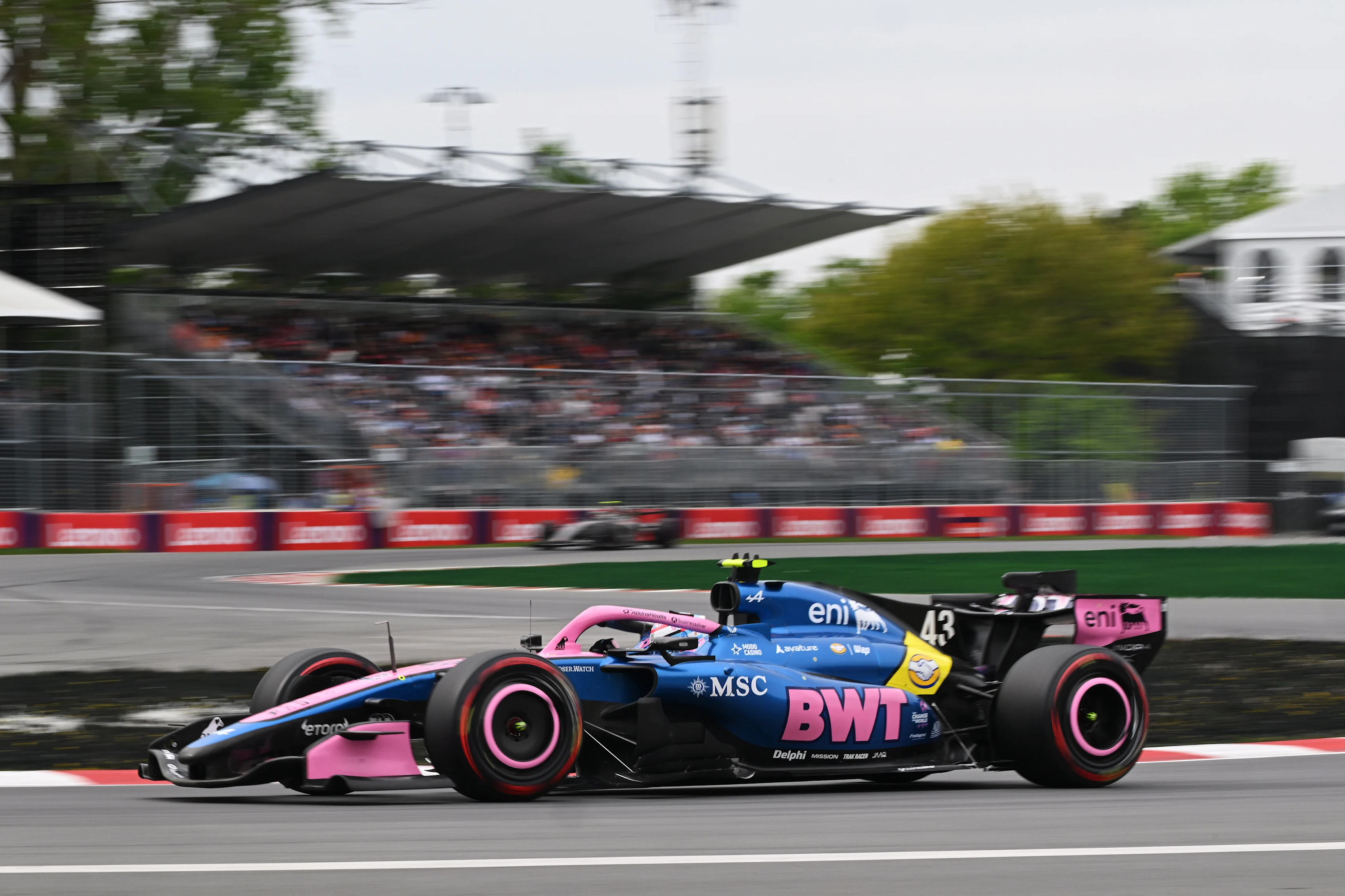 MONTREAL, QUEBEC - MAY 23: Franco Colapinto of Argentina driving the (43) Alpine F1 A526 Mercedes