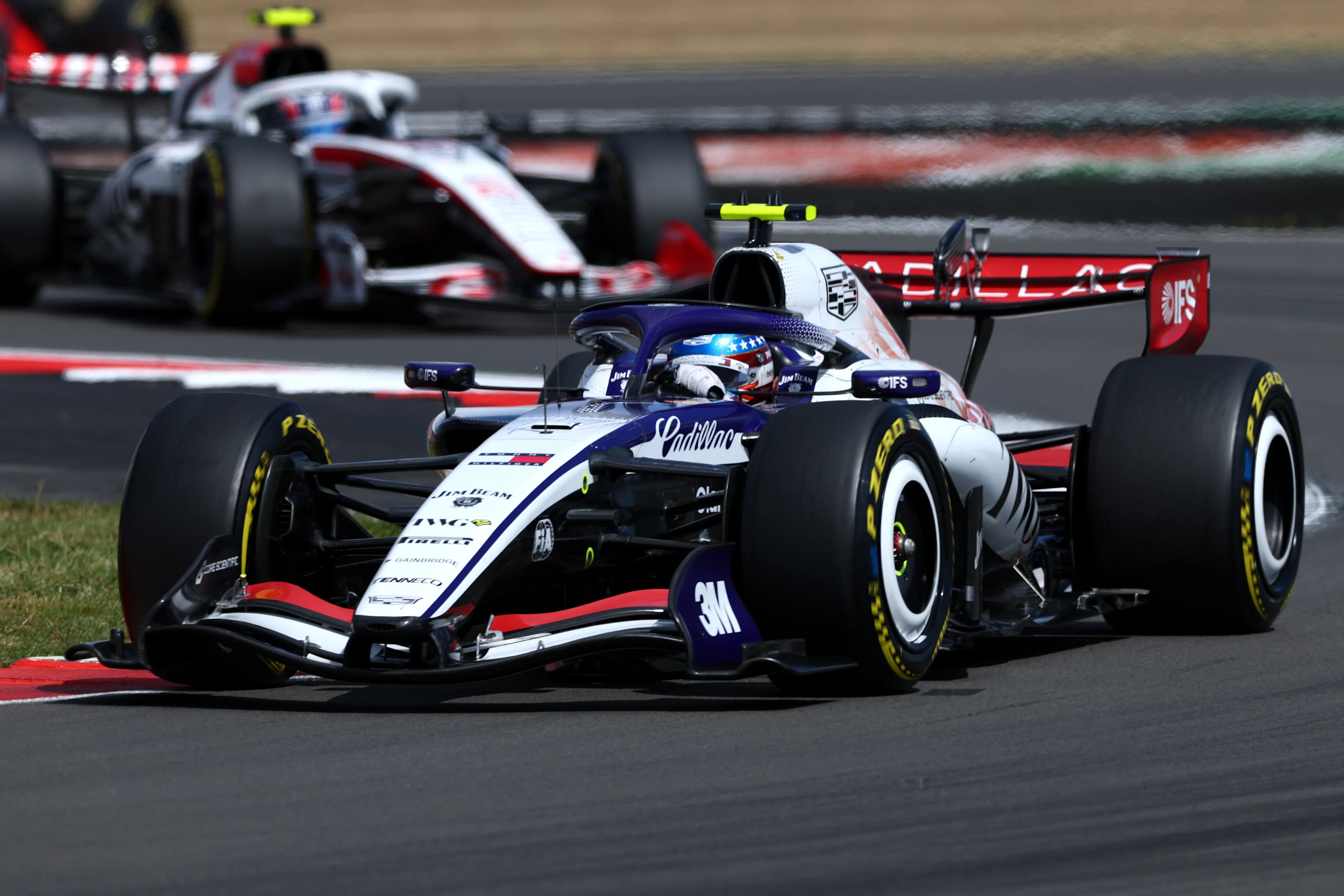 NORTHAMPTON, ENGLAND - JULY 05: Valtteri Bottas of Finland driving the (77) Cadillac F1 Team MAC-26