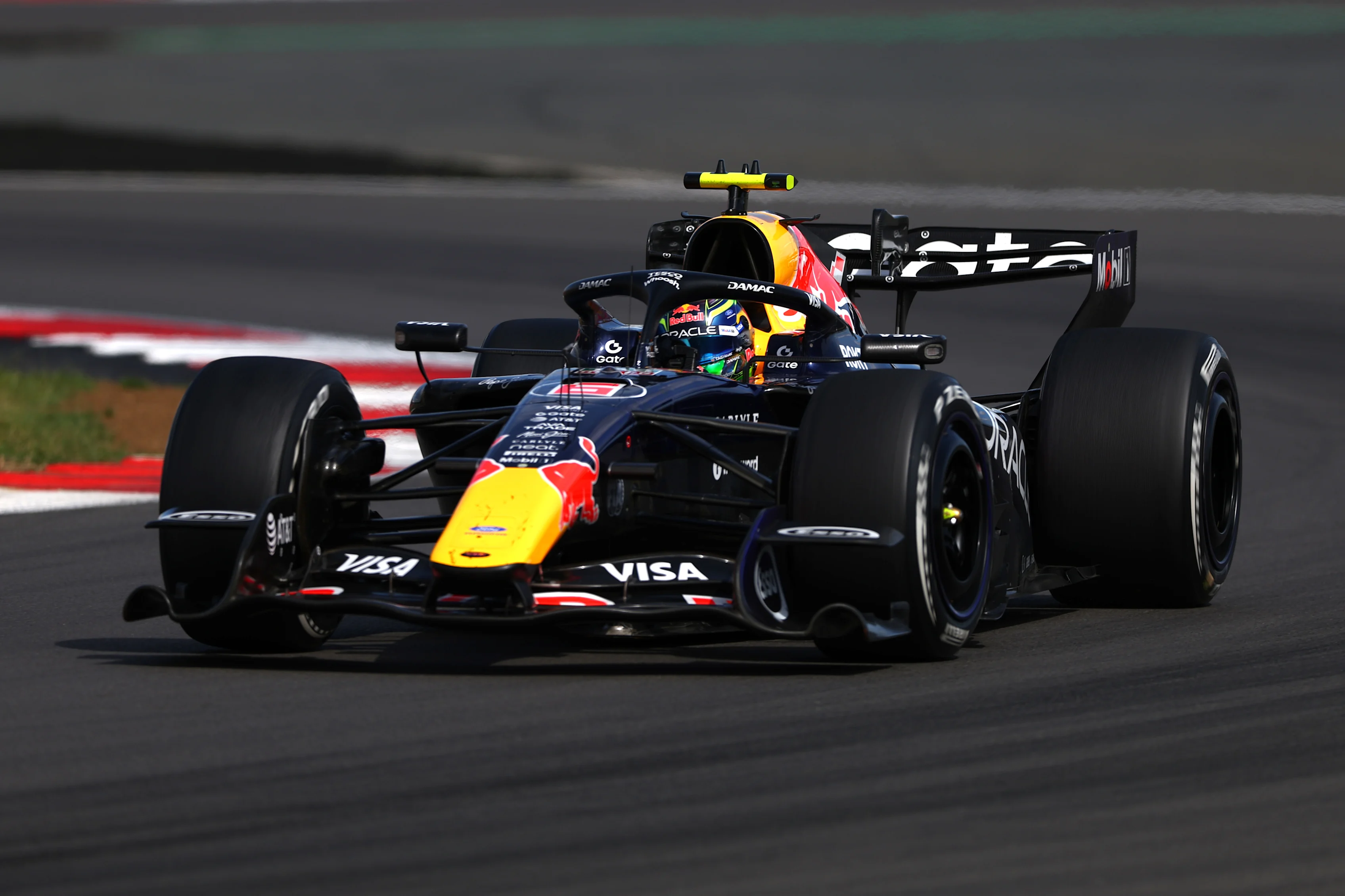 NORTHAMPTON, ENGLAND - JULY 05: Isack Hadjar of France driving the (6) Oracle Red Bull Racing RB22