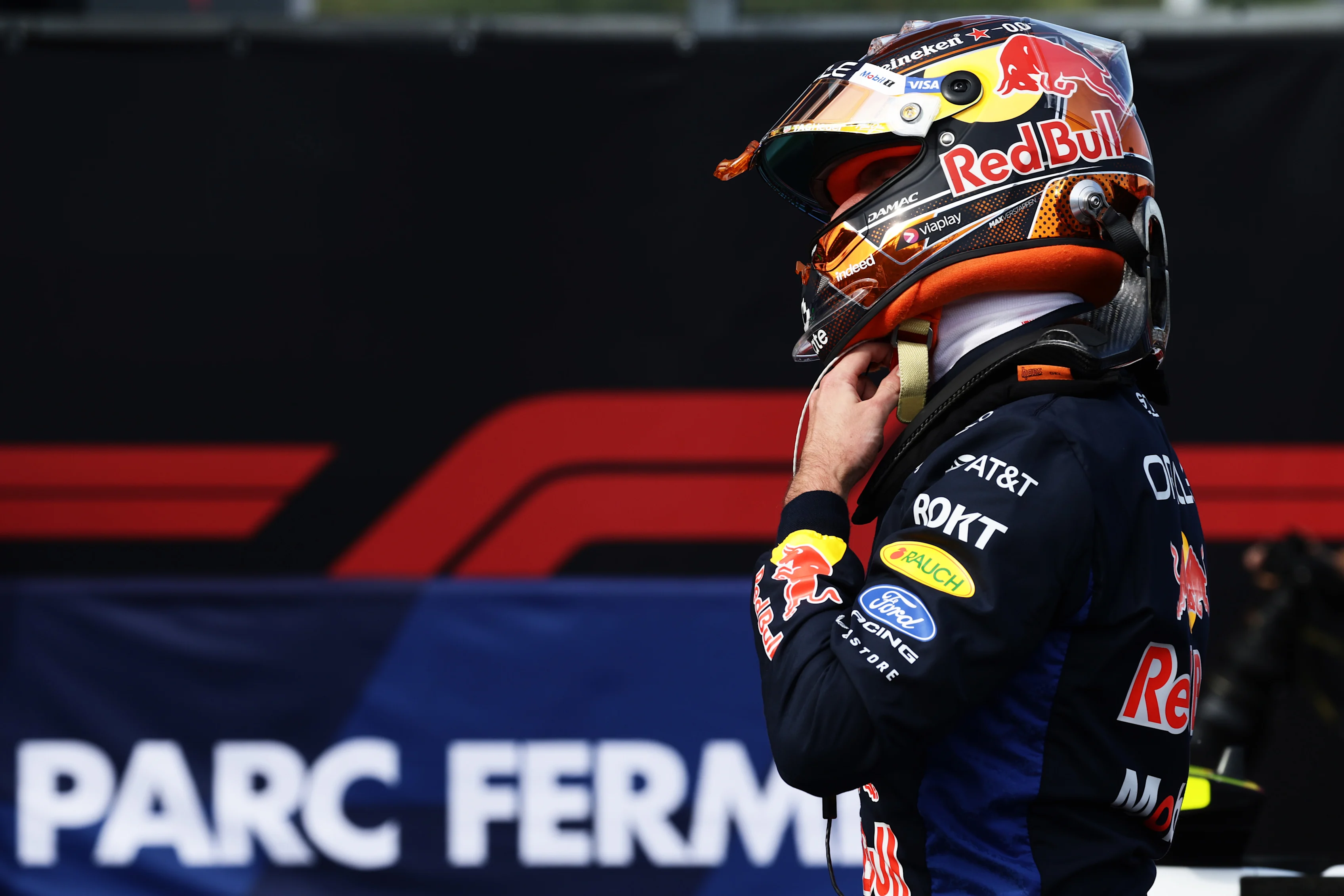 BUDAPEST, HUNGARY - JULY 25: Sixth placed qualifier Max Verstappen of the Netherlands and Oracle