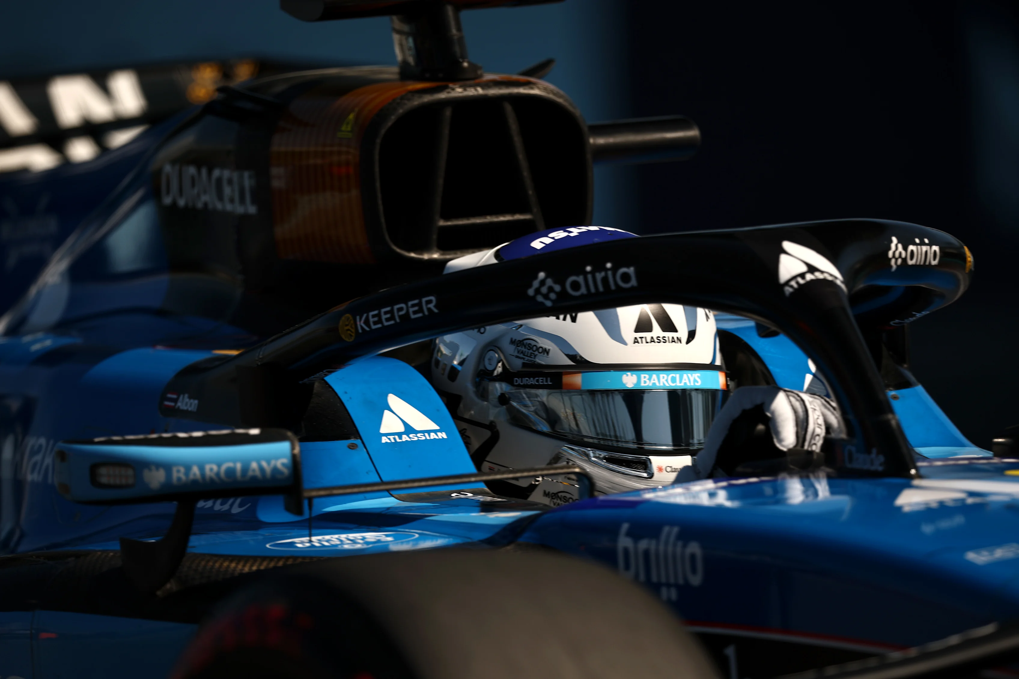 MIAMI, FLORIDA - MAY 02: Alexander Albon of Thailand driving the (23) Williams FW48 Mercedes in the