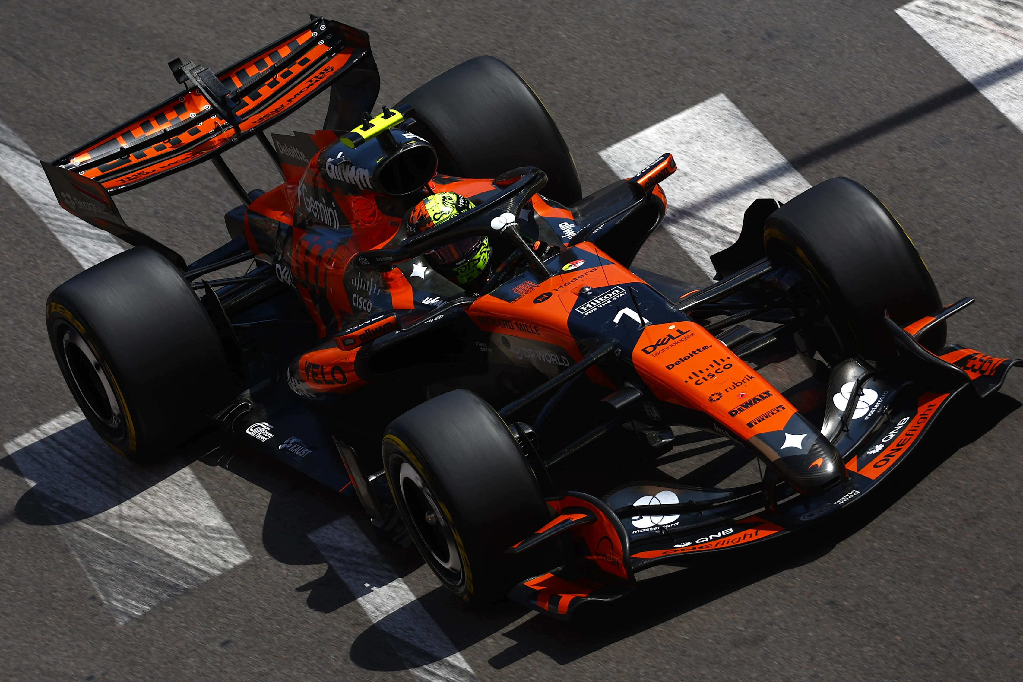 MONTE-CARLO, MONACO - JUNE 07: Lando Norris of Great Britain driving the (1) McLaren MCL40 Mercedes