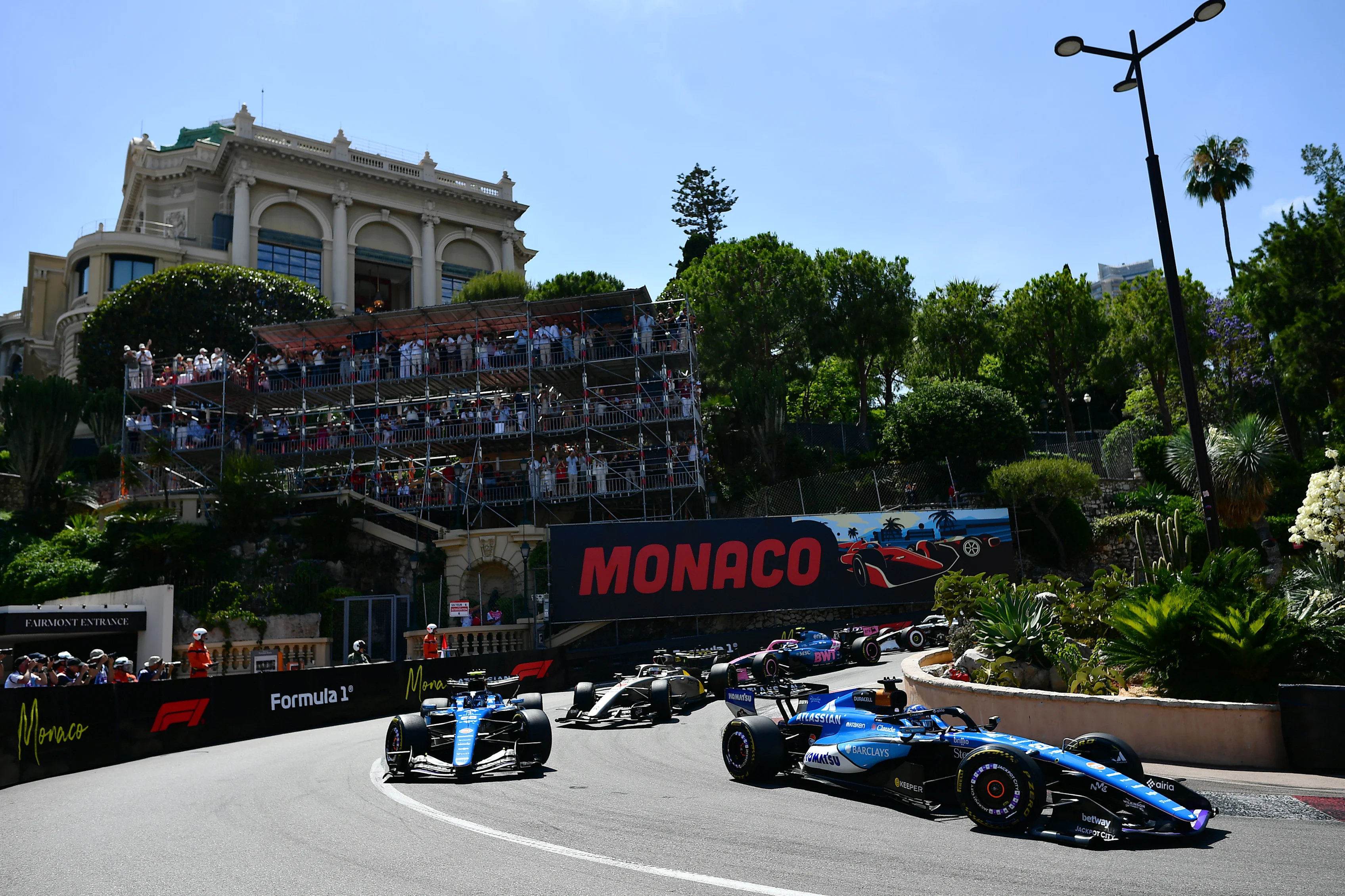 MONTE-CARLO, MONACO - JUNE 07: Alexander Albon of Thailand driving the (23) Williams FW48 Mercedes