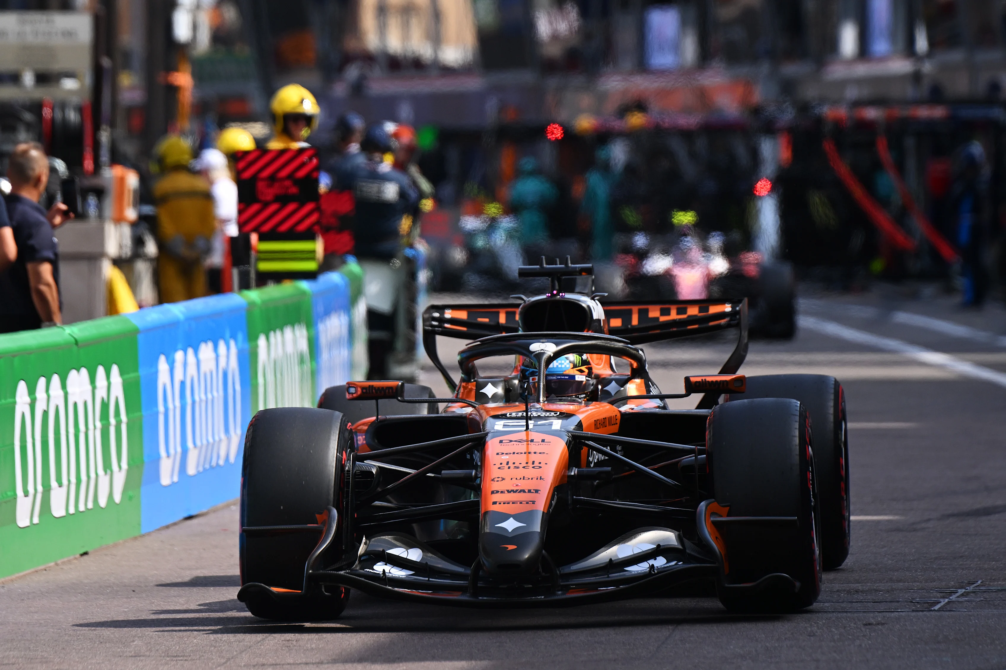 MONTE-CARLO, MONACO - JUNE 07: Oscar Piastri of Australia driving the (81) McLaren MCL40 Mercedes