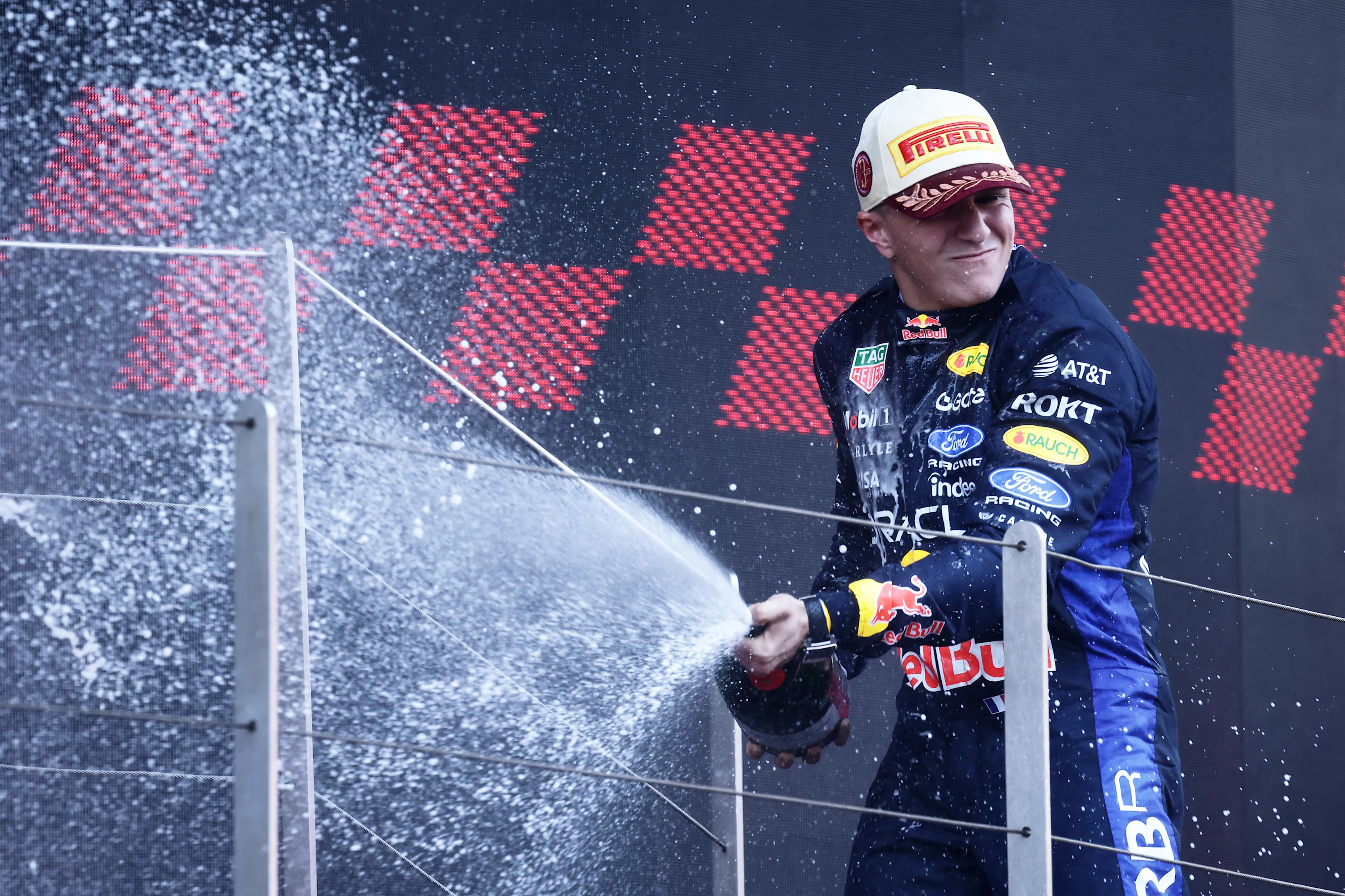MONTE-CARLO, MONACO - JUNE 07: Third placed Isack Hadjar of France and Oracle Red Bull Racing