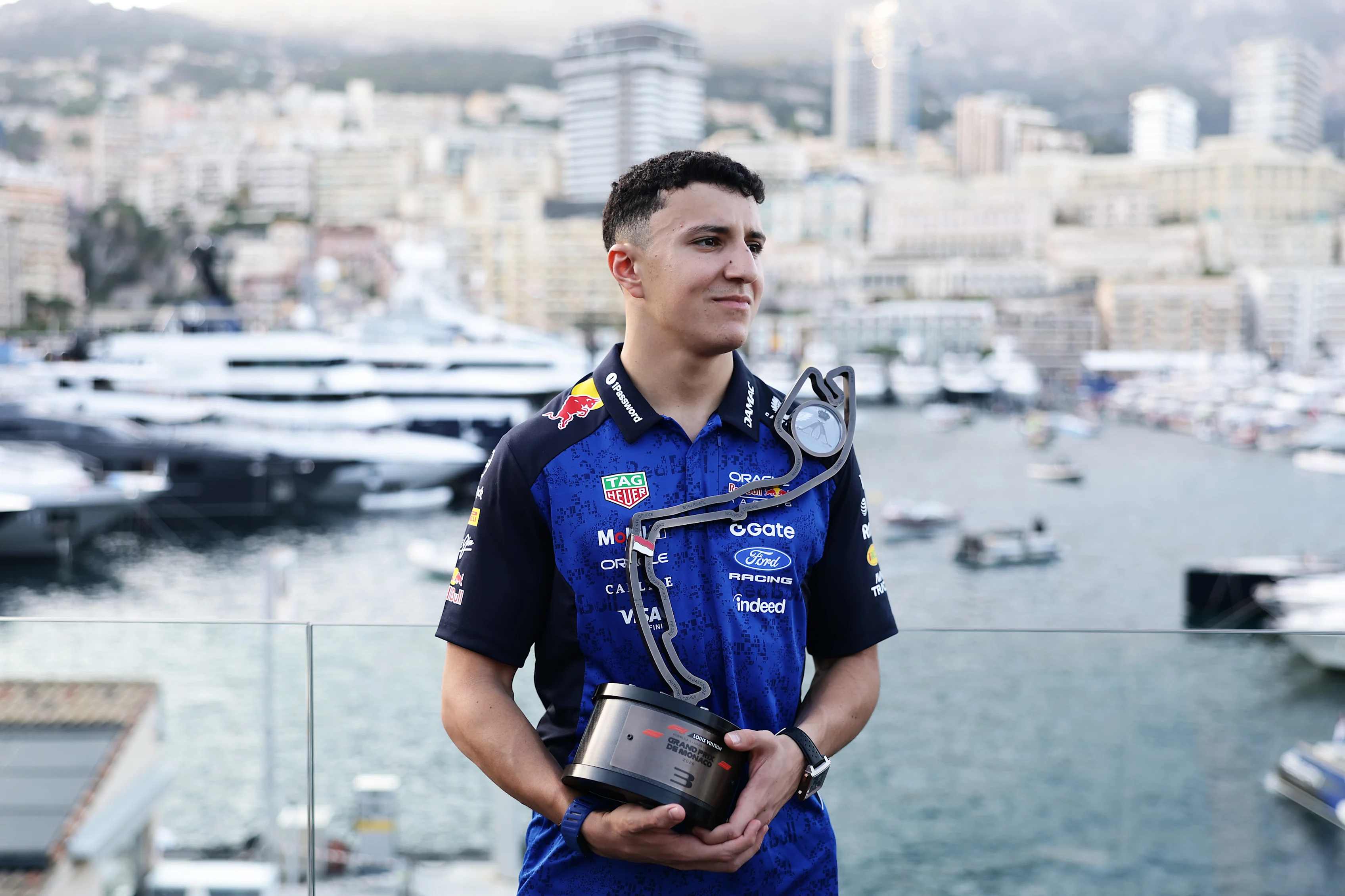 MONTE-CARLO, MONACO - JUNE 07: Third placed Isack Hadjar of France and Oracle Red Bull Racing with
