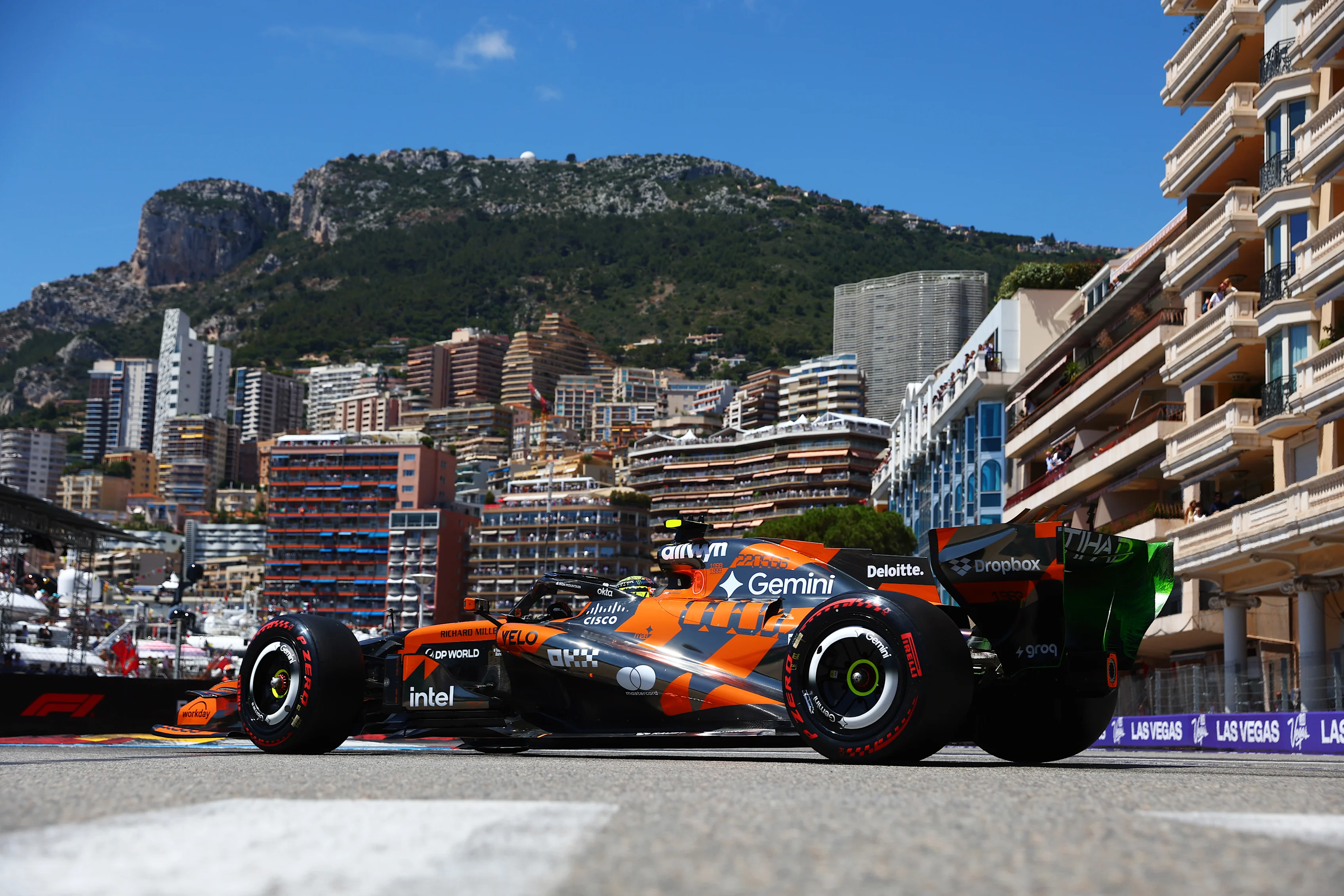 MONTE-CARLO, MONACO - JUNE 06: Lando Norris of Great Britain driving the (1) McLaren MCL40 Mercedes