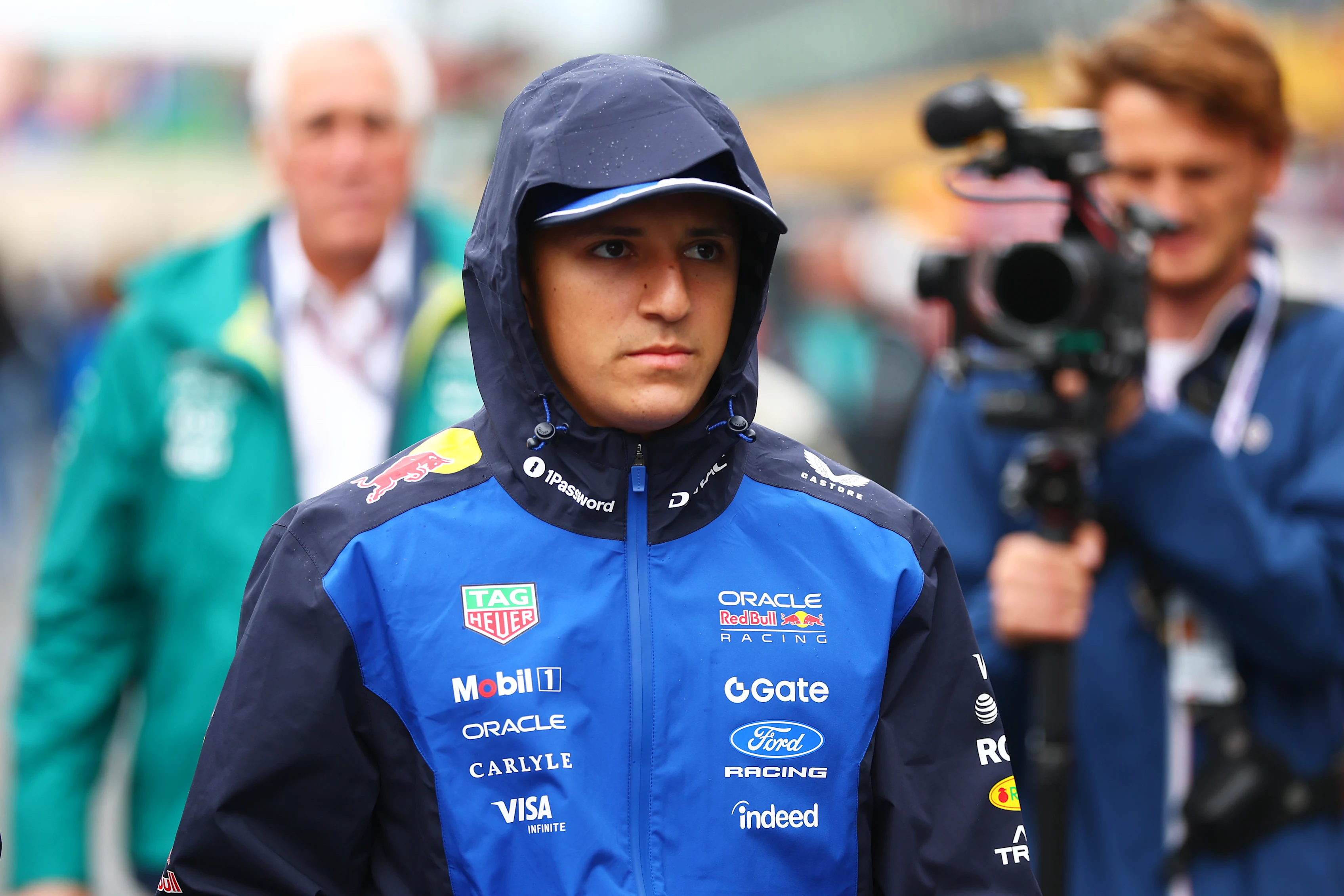 ZANDVOORT, NETHERLANDS - AUGUST 23: Isack Hadjar of France and Oracle Red Bull Racing on the grid