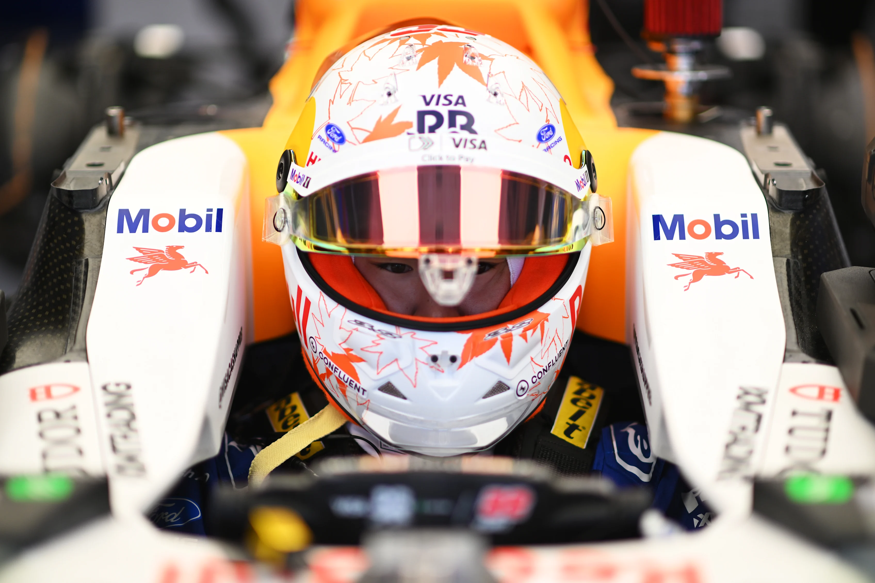 ZANDVOORT, NETHERLANDS - AUGUST 20: Yuki Tsunoda of Japan and Visa Cash App Racing Bulls has a seat