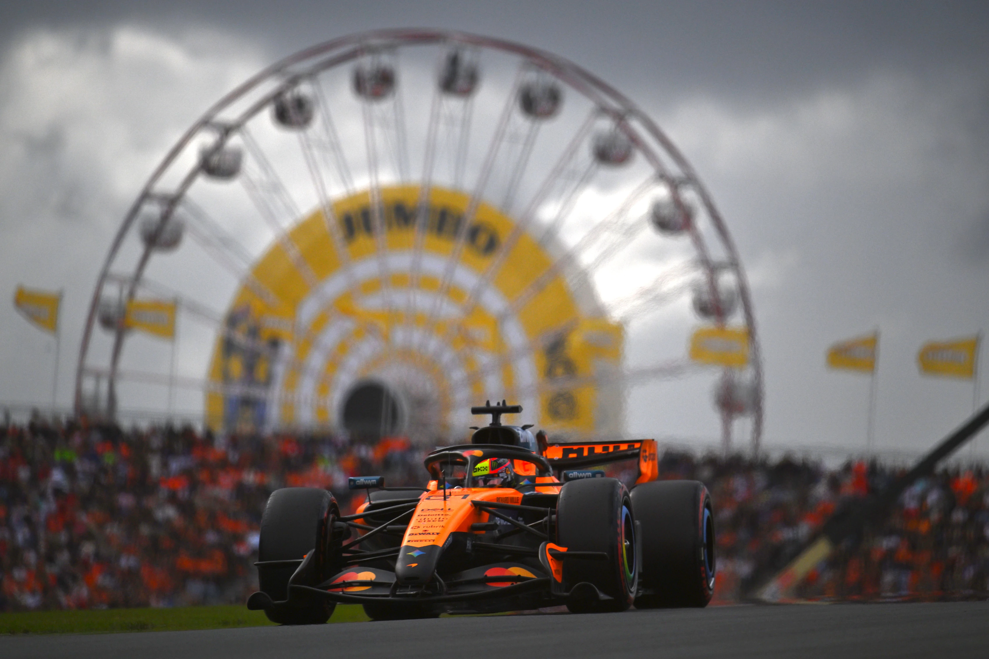 ZANDVOORT, NETHERLANDS - AUGUST 22: Oscar Piastri of Australia driving the (81) McLaren MCL40
