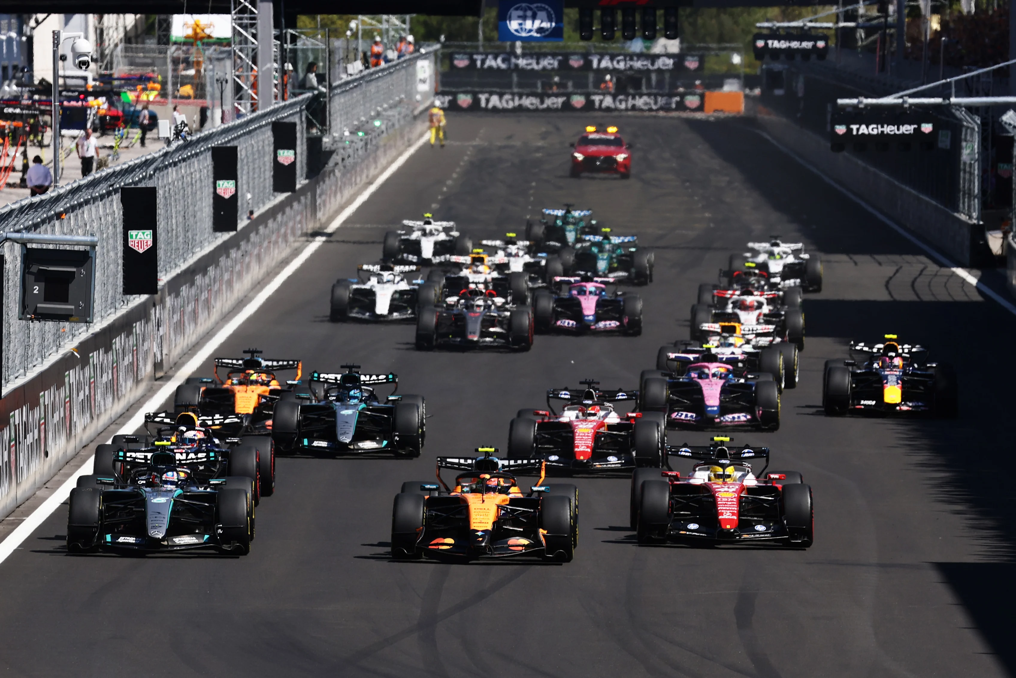 MADRID, SPAIN - SEPTEMBER 13: Andrea Kimi Antonelli of Italy driving the (12) Mercedes AMG Petronas