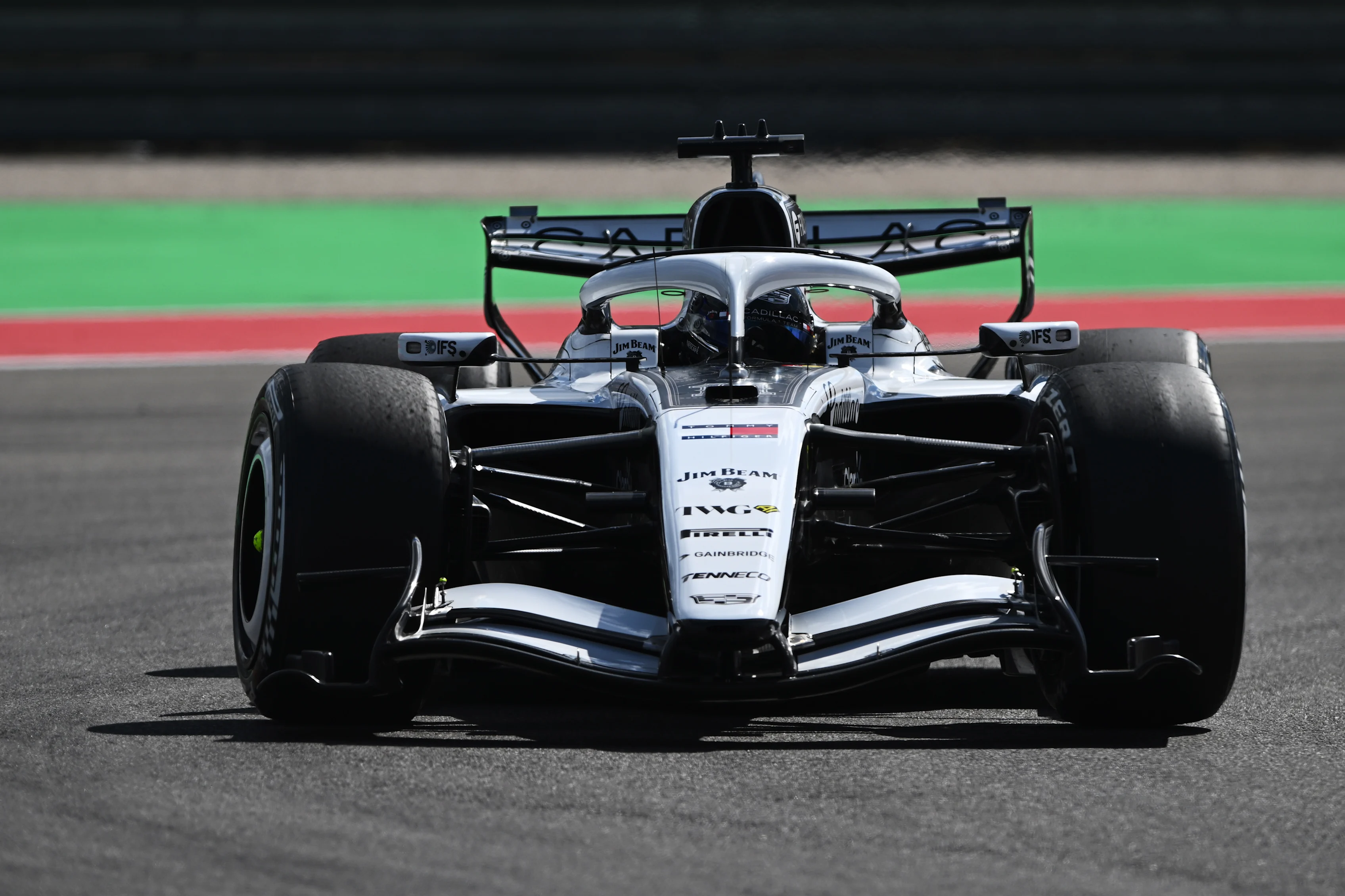 AUSTIN, TEXAS - OCTOBER 24: Sergio Perez of Mexico driving the (11) Cadillac F1 Team MAC-26 Ferrari