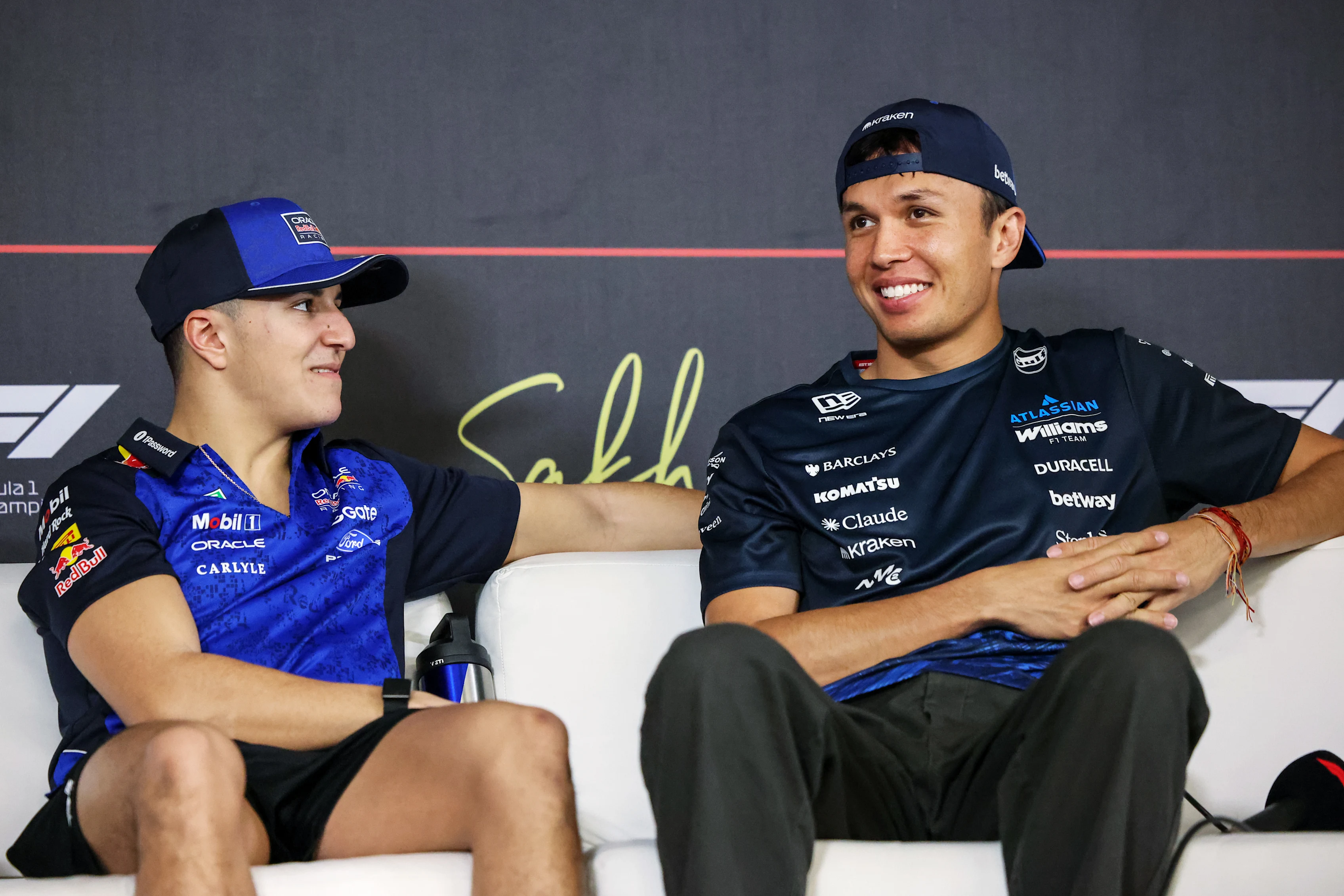 BAHRAIN, BAHRAIN - FEBRUARY 20: Isack Hadjar of France and Oracle Red Bull Racing and Alexander