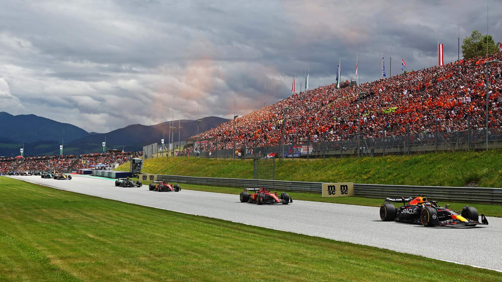 F1 Fan Zone. 30.06.2018. Formula 1 World Championship, Rd 9, Austrian Grand  Prix, Spielberg, Austria, Qualifying Day. Photo credit should read:  XPB/Press Association Images Stock Photo - Alamy