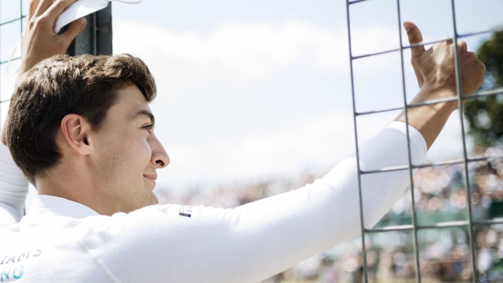 George Russell (GBR) Williams Racing.
British Grand Prix, Friday 16th July 2021. Silverstone,