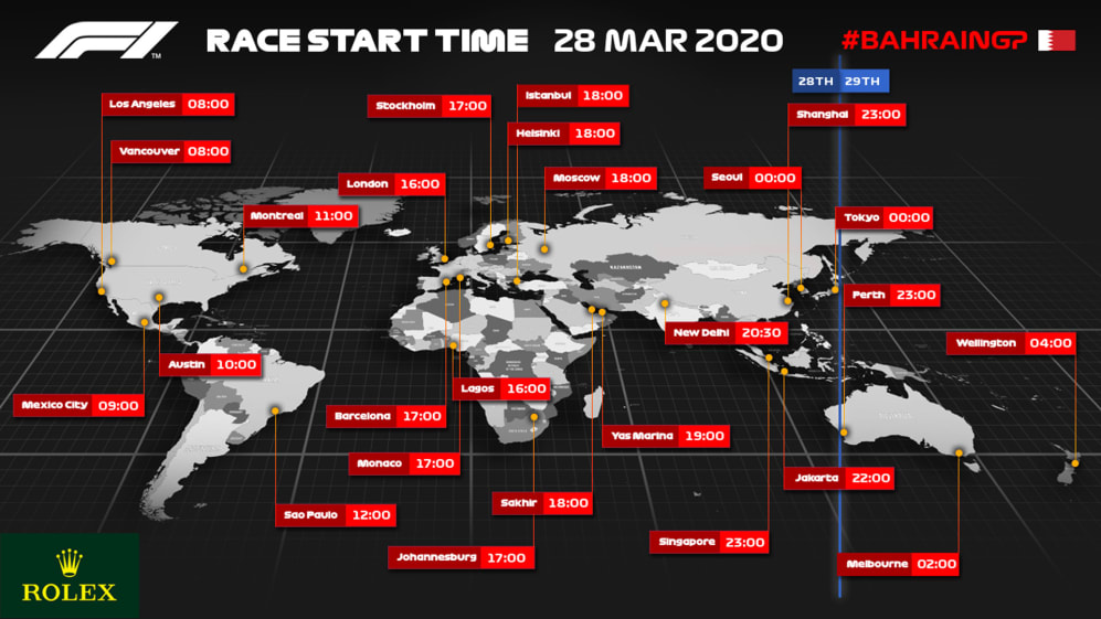 What time is the 2021 Bahrain Grand Prix and how can I watch it