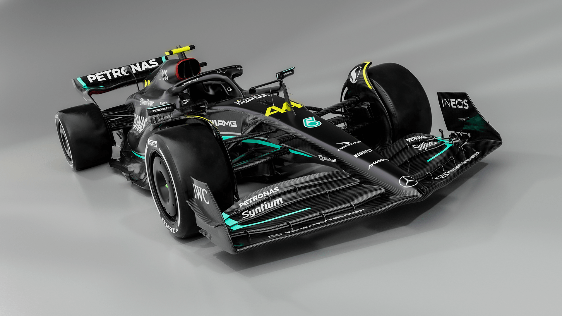 FIRST LOOK: Mercedes go back to black with new W14 for 2023 F1