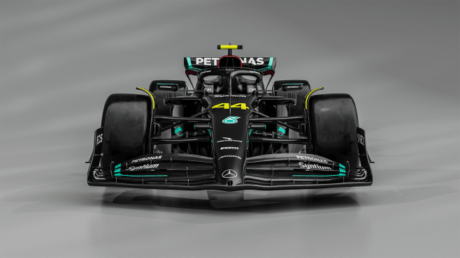 GALLERY: Take a closer look at the Mercedes W14 2023 F1 car and livery