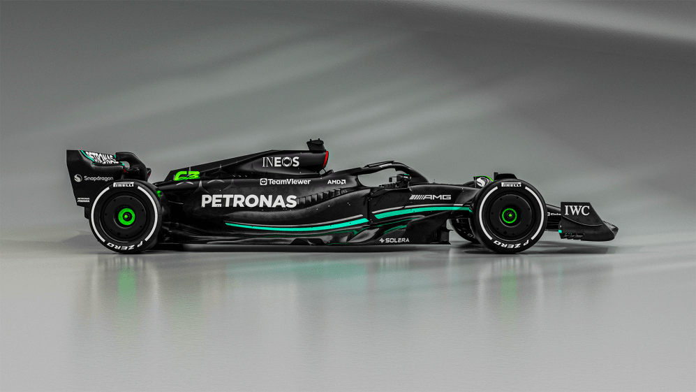 GALLERY: Take a closer look at the Mercedes W14 2023 F1 car and livery