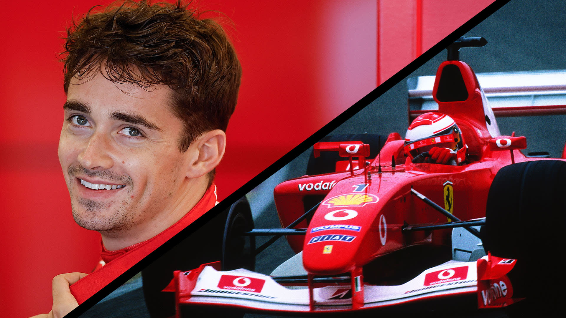 WATCH Go onboard with Leclerc as he drives a classic Schumacher Ferrari in Abu Dhabi Formula 1®