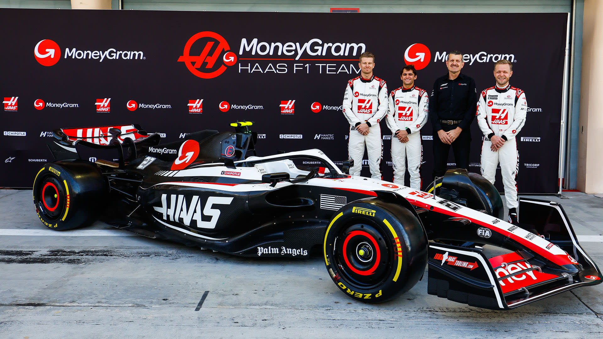 Haas show off VF23 ahead of preseason testing as Hulkenberg reveals