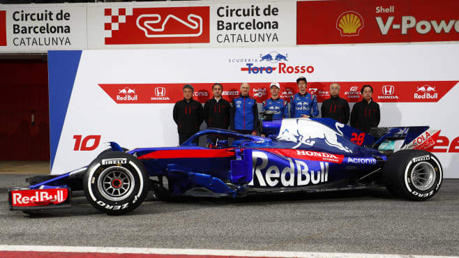 Toro Rosso present the Honda-powered STR13