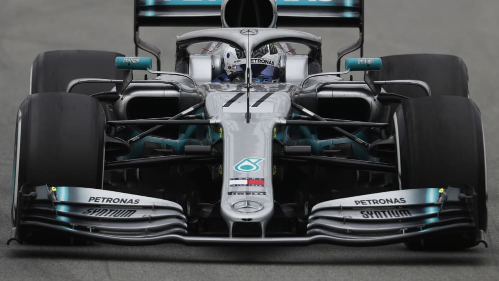 CIRCUIT DE BARCELONA-CATALUNYA, SPAIN - FEBRUARY 20: Valtteri Bottas, Mercedes-AMG F1 W10 EQ Power+