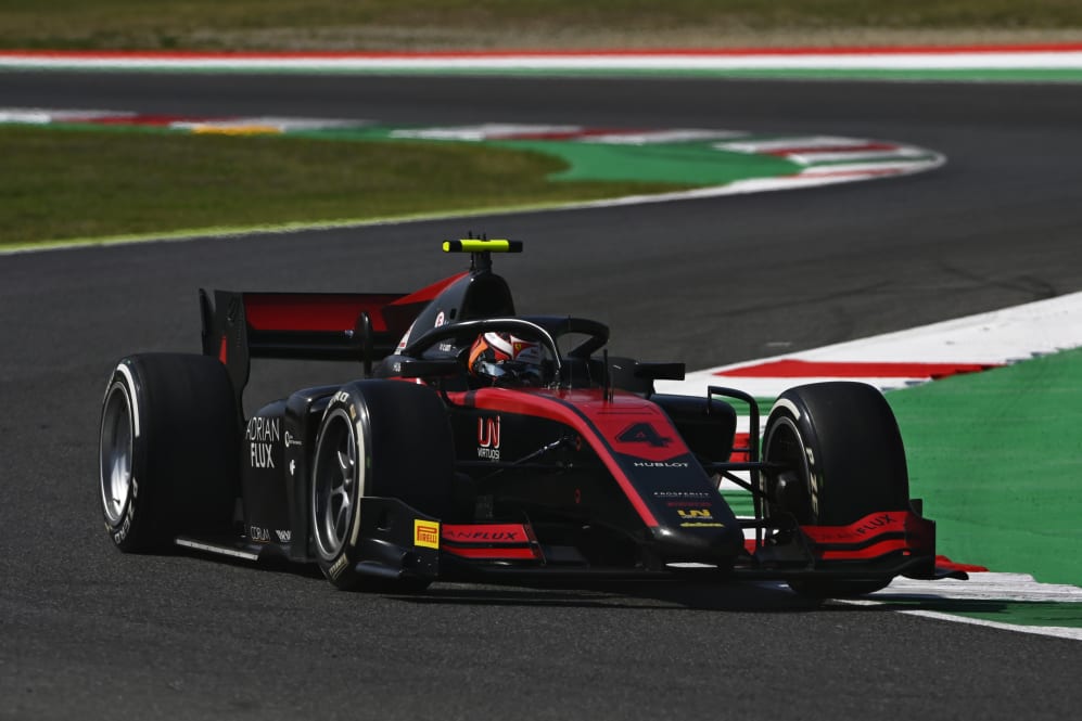 SCARPERIA, ITALY - SEPTEMBER 11: Callum Ilott of Great Britain and UNI-Virtuosi Racing (4) drives