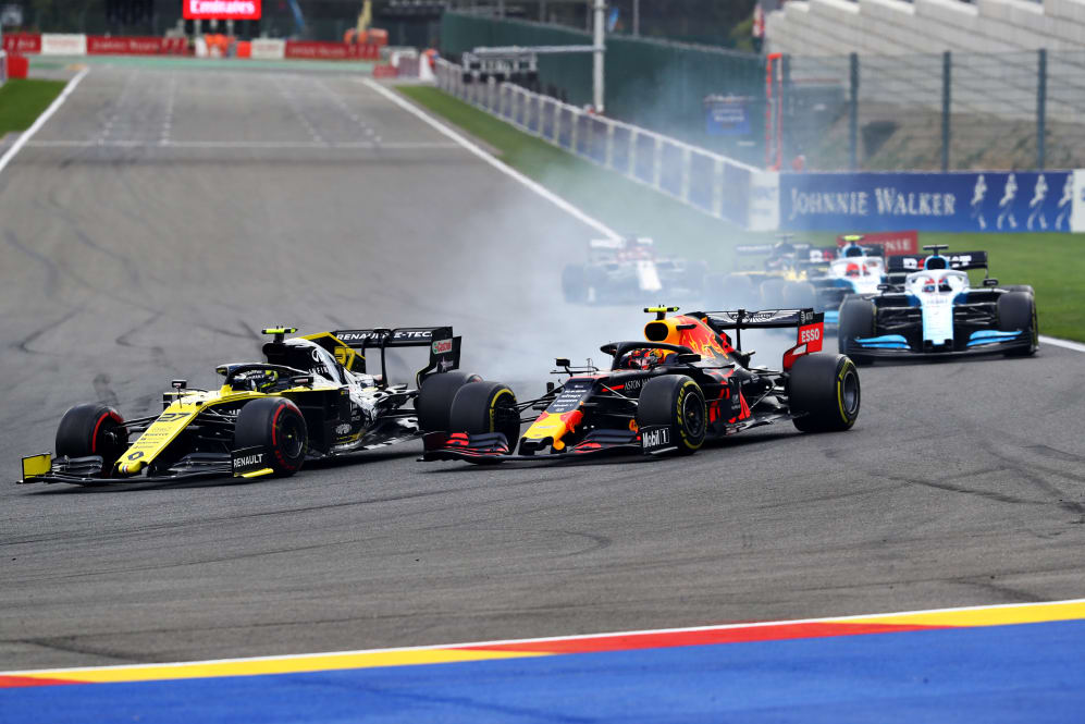 SPA, BELGIUM - SEPTEMBER 01: Nico Hulkenberg of Germany driving the (27) Renault Sport Formula One
