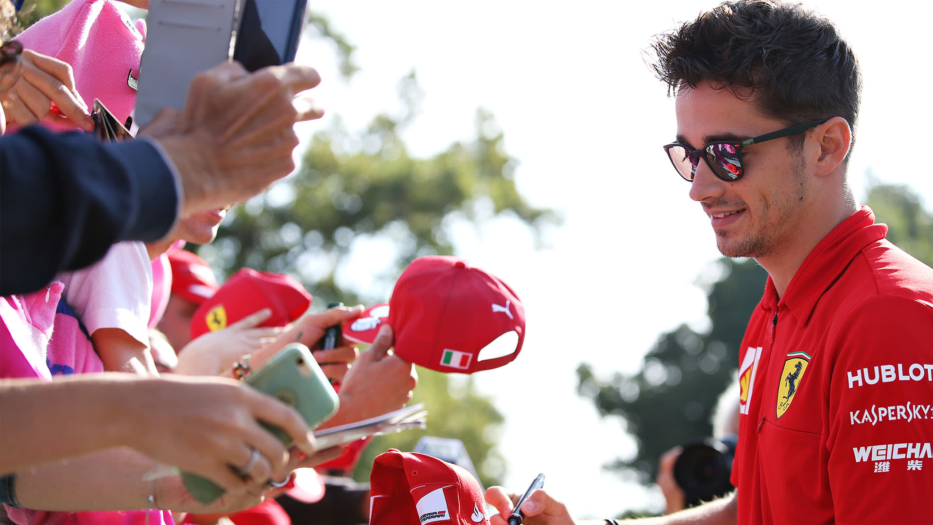 Ferraris Charles Leclerc open to fan-less races if it helps get F1 racing again Formula 1®