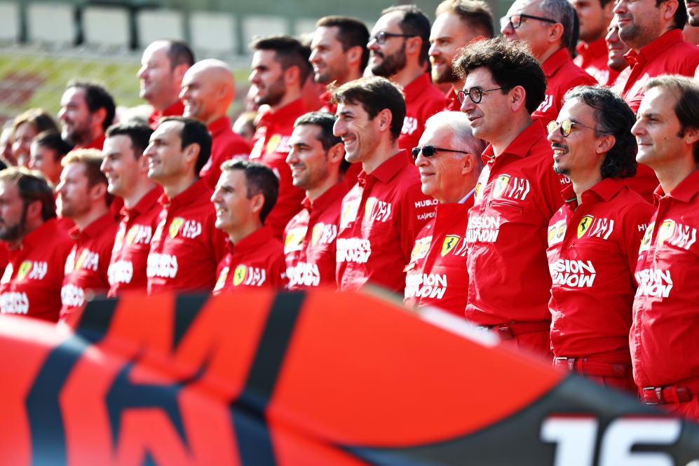 ABU DHABI, UNITED ARAB EMIRATES - NOVEMBER 30: Ferrari Team Principal Mattia Binotto is seen at the