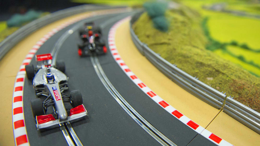 cars racing the
