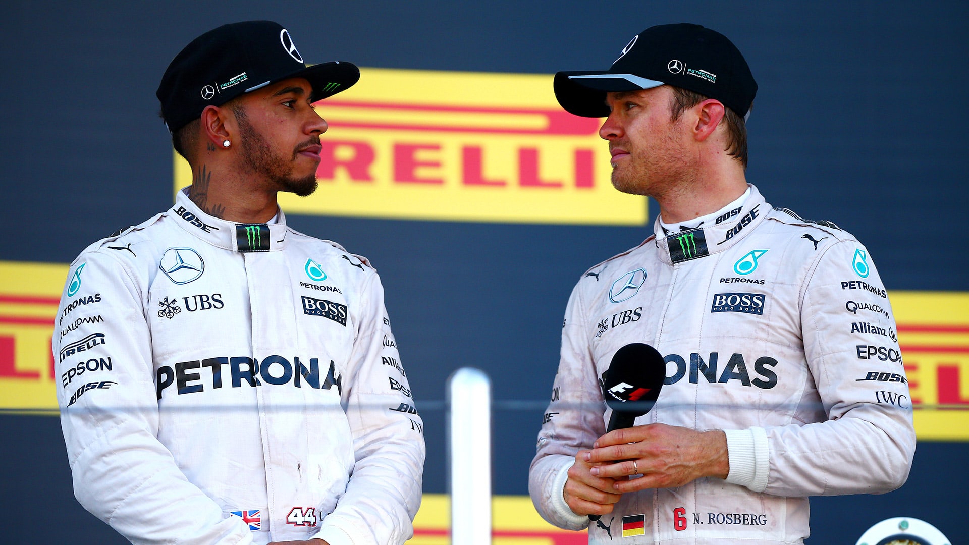 WATCH: All the key moments as the fierce Hamilton vs Rosberg rivalry  unfolded | Formula 1®
