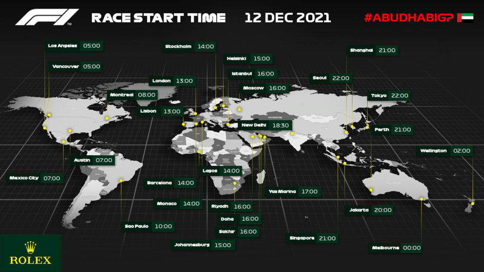 time is the 2021 Abu Dhabi Grand Prix how I it? | Formula 1®