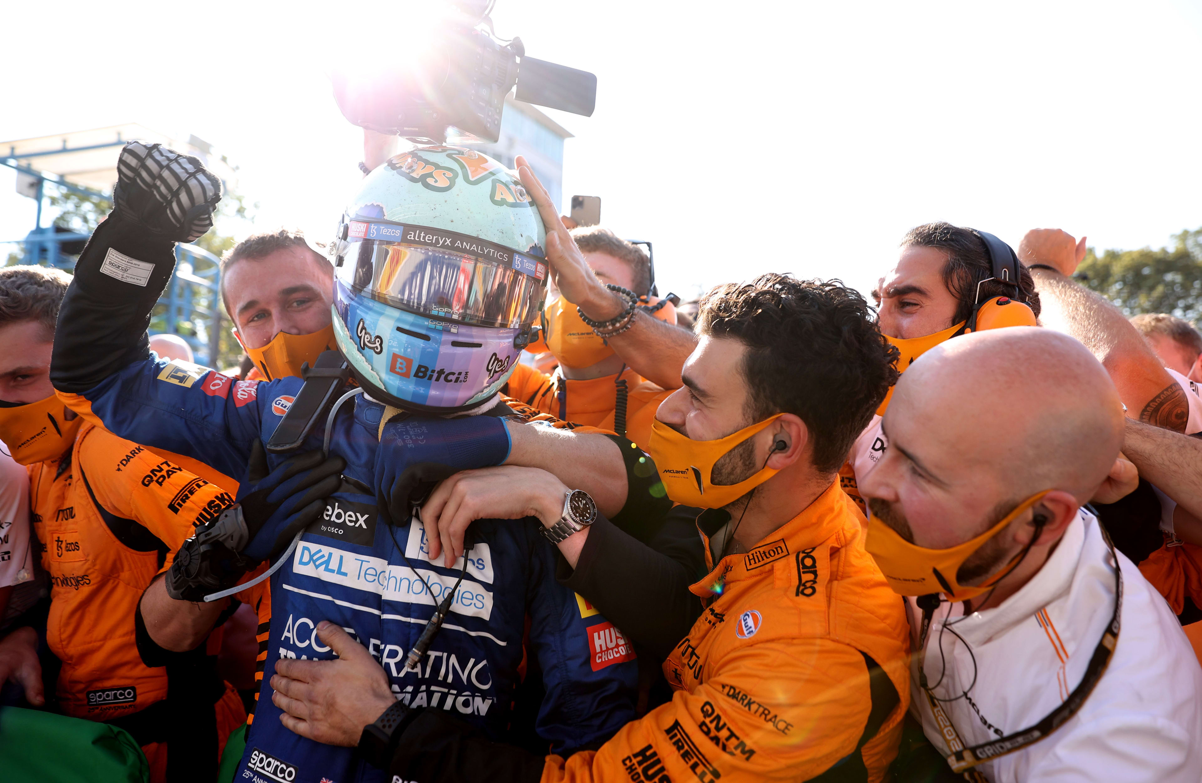 Ricciardo: Surreal having Monza F1 trophy next to Senna's