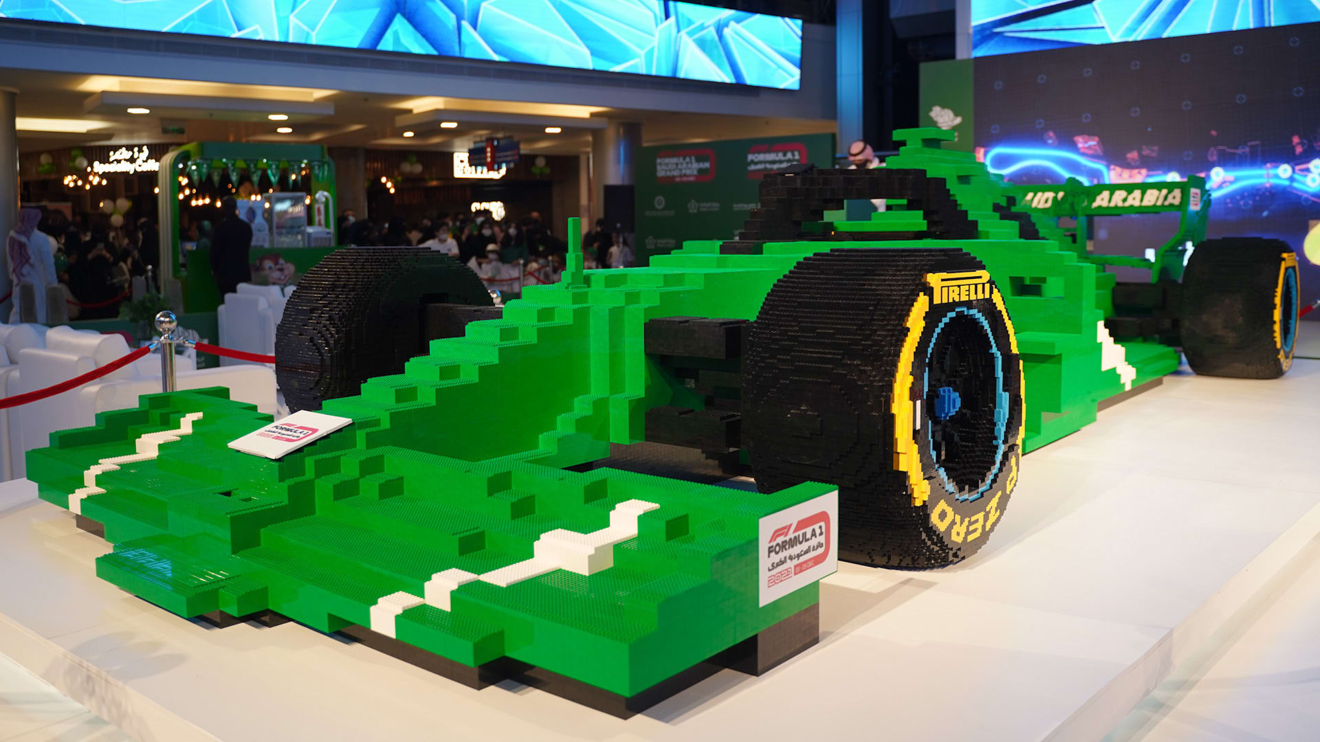 WATCH: Time-lapse of the world's largest Lego Formula 1 car build ahead of  Saudi Arabian GP