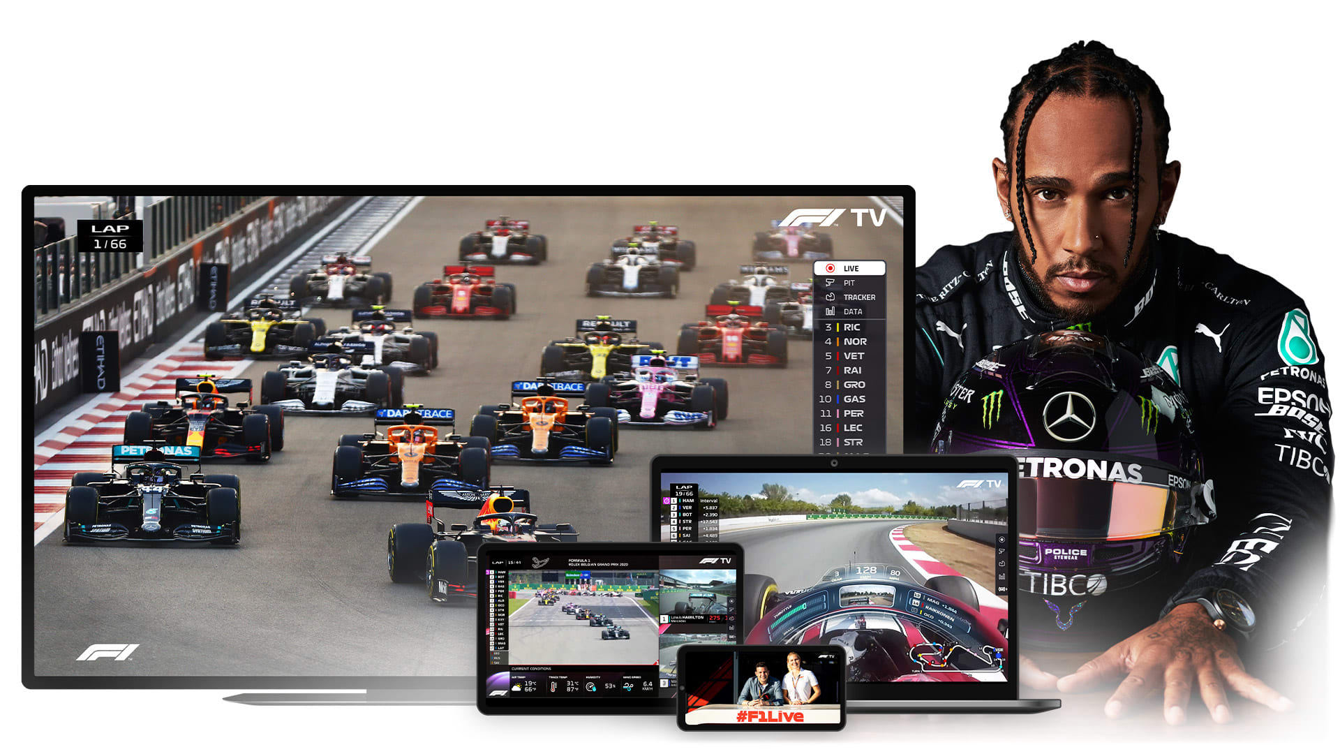 F1 TV launches on large screen devices ahead of this weekends Sao Paulo Grand Prix Formula 1®
