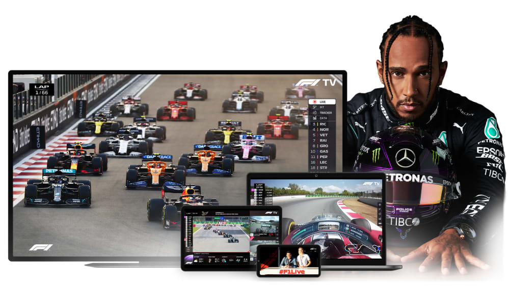 Formula 1 deals tv streaming