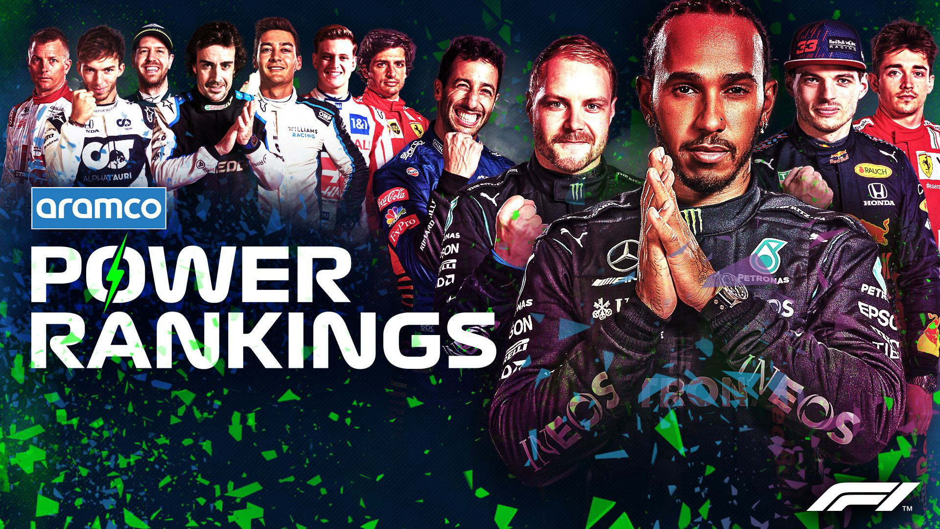 F1 POWER RANKINGS Which driver finished top of the charts after the 2021 Abu Dhabi Grand Prix? Formula 1®