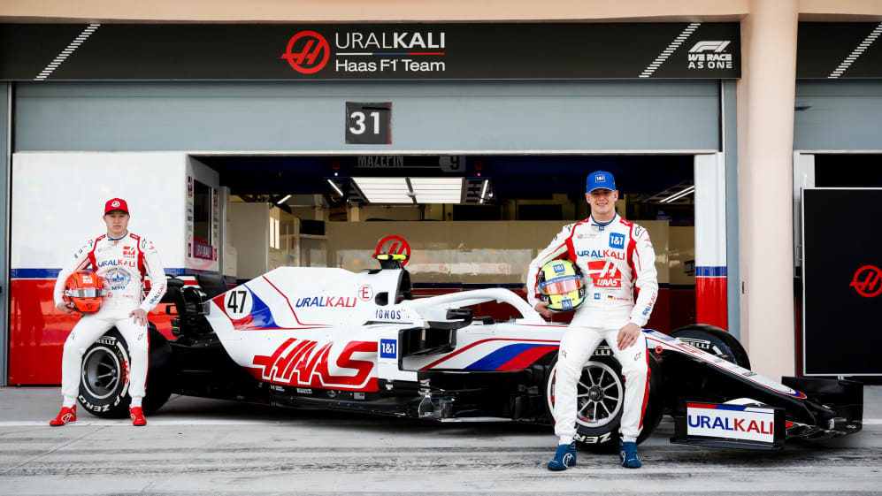 BAHRAIN INTERNATIONAL CIRCUIT, BAHRAIN - MARCH 12: Nikita Mazepin, Haas F1 and Mick Schumacher,