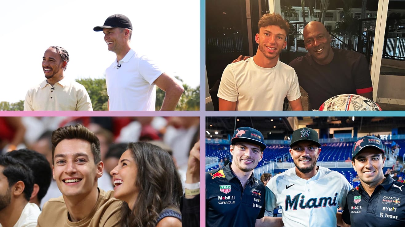 F1: Lewis Hamilton and Tom Brady Play Golf, Pierre Gasly Catches Up with Michael  Jordan ahead of Miami GP - News18