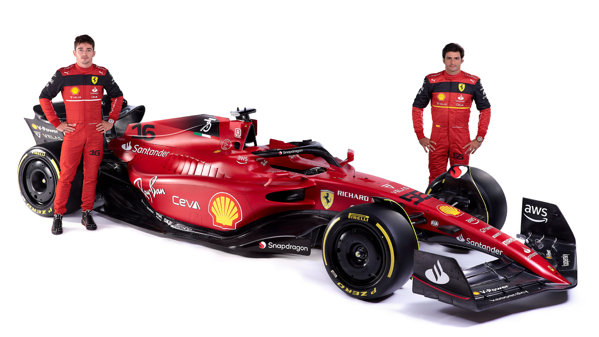 Sainz and Leclerc excited by radical, extreme Ferrari F1-75 Formula 1®