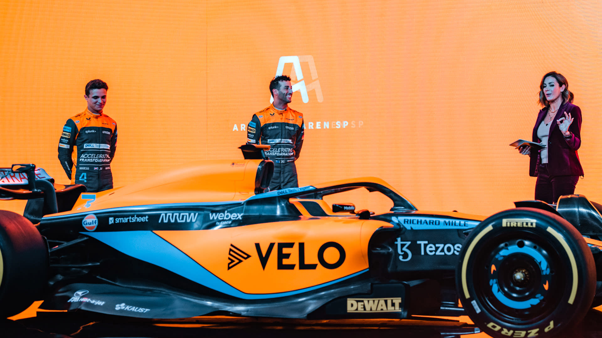 McLaren Launch MCL36 2022 Formula 1 Car