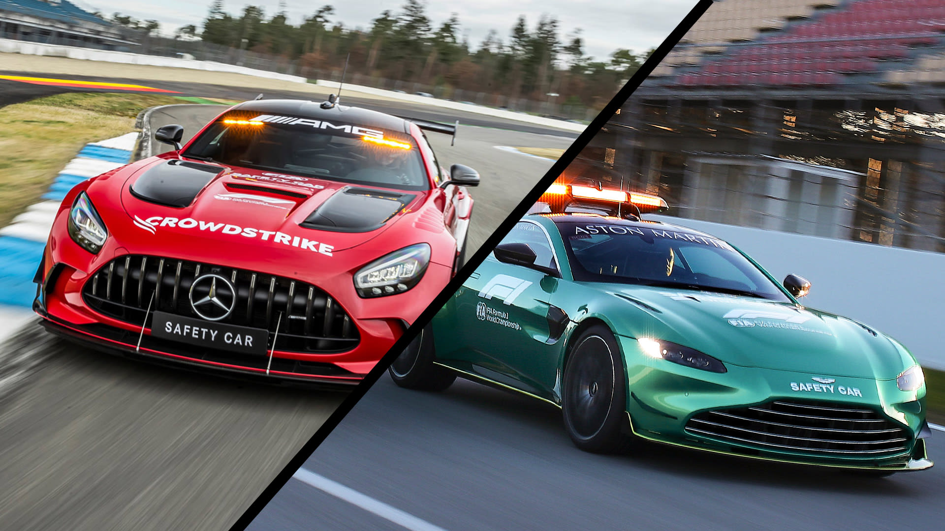 GALLERY View the brand-new 2022 Mercedes AMG and Aston Martin Safety Cars Formula 1®