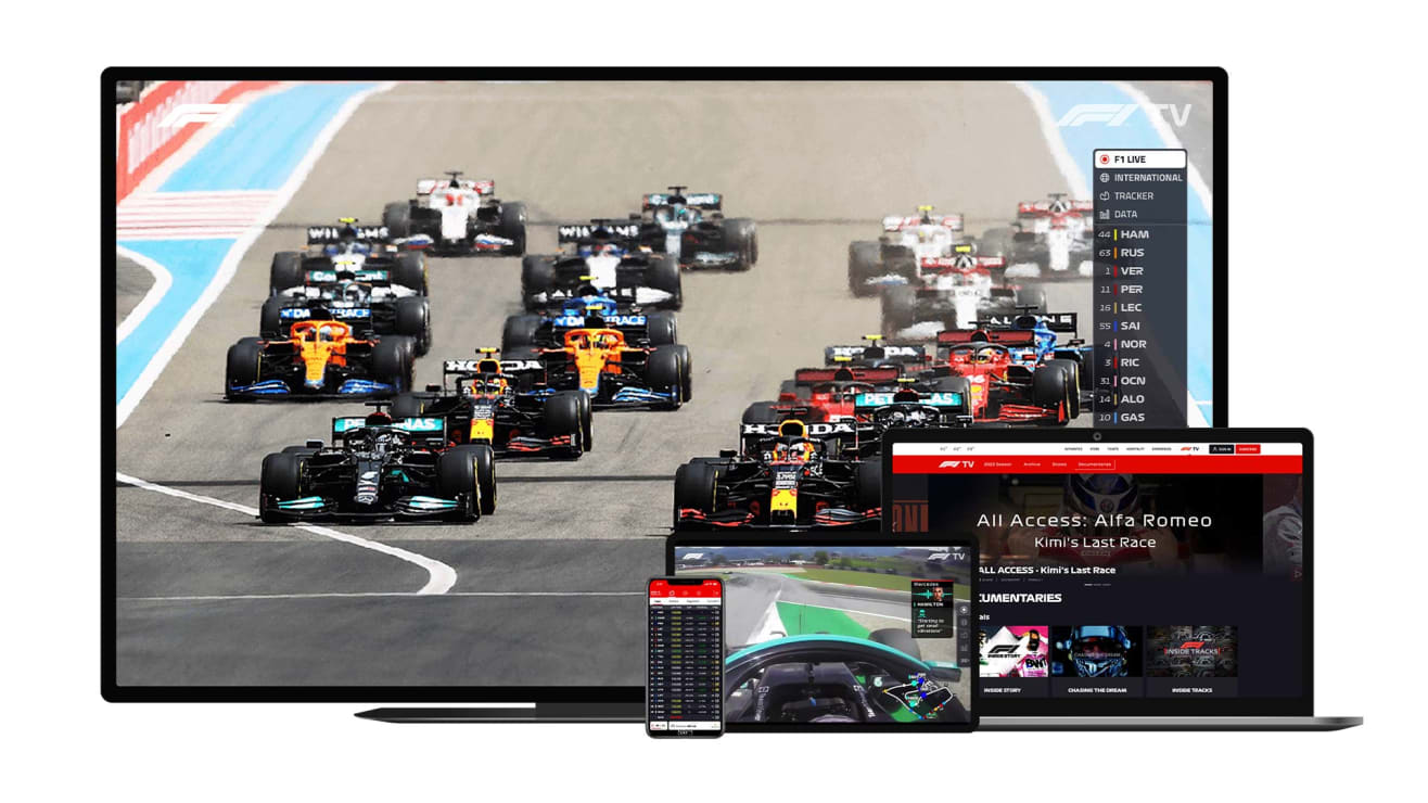 F1 TV Pro Test drive F1 TV Pro with a free trial
