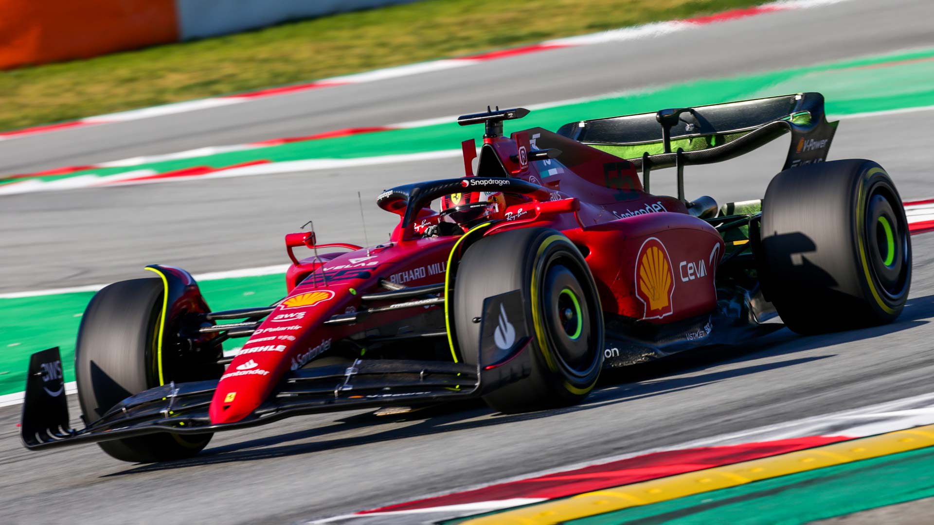 Charles Leclerc fastest on Day 2 as pair of red flags pause proceedings ...