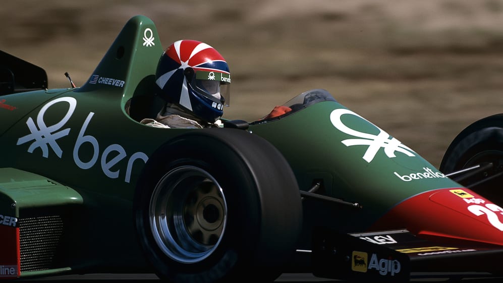 Eddie Cheever, Alfa Romeo 184T, Grand Prix of Belgium, Circuit Zolder, 29 April 1984. (Photo by