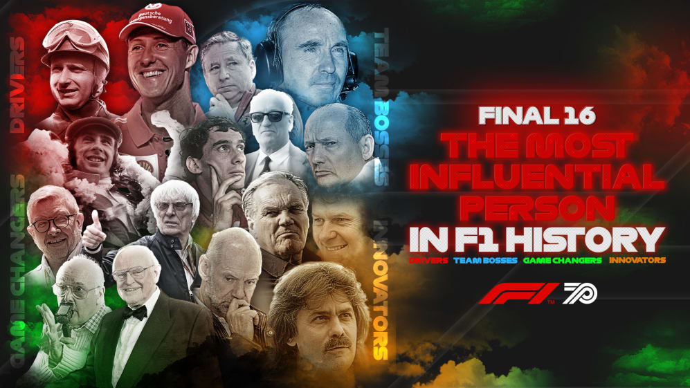 Most Influential Person in F1 History results: Who is going through to the  divisional finals?