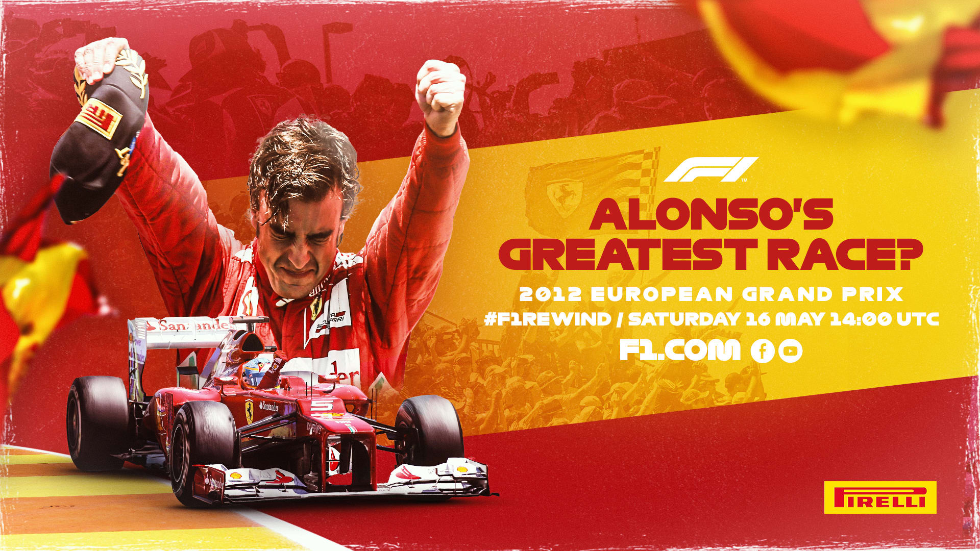 Classic Formula One 2012 Ferrari Racing Team Fernando Alonso and